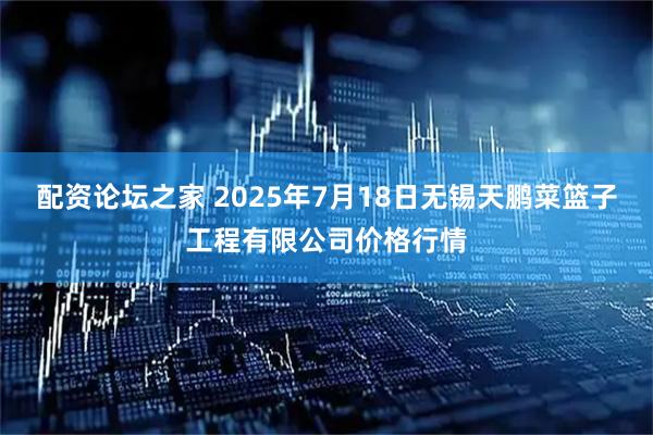 配资论坛之家 2025年7月18日无锡天鹏菜篮子工程有限公司价格行情